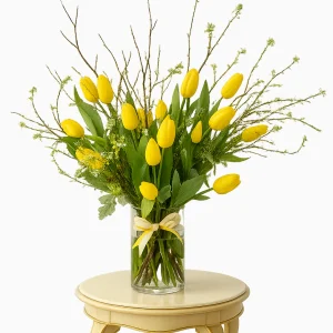 Sunny Tulip Vase