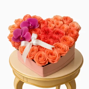 Heart filled Roses