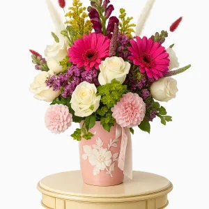 Large Rosy Charm Vase (A)