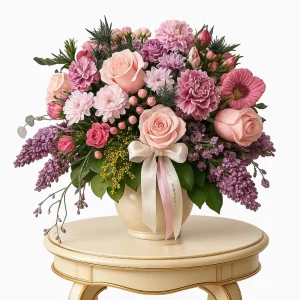 Mixed Bloom Vase Arrangement