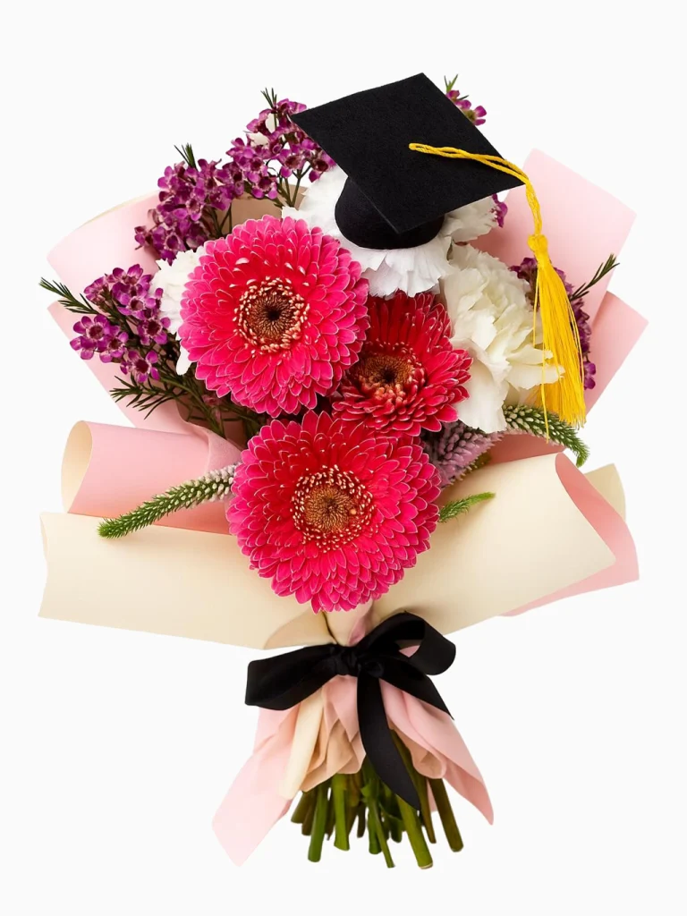 Cap & Blossom Graduation Bouquet
