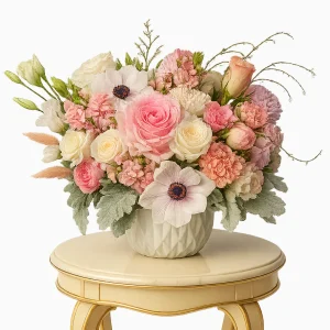 Whimsical Pastel Flower Design