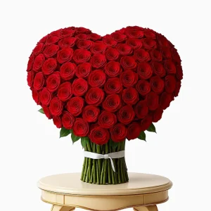 The Royal Rose Heart Bouquet
