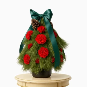 Christmas Cheer Carnation Tree