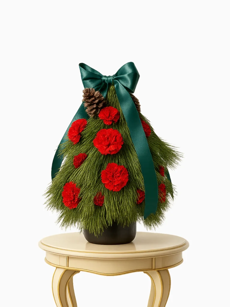 Christmas Cheer Carnation Tree