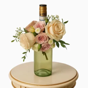 Wine Bottle Rosé Bouquet