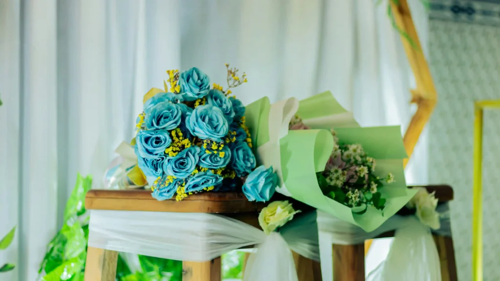 Blue Flower Arrangement