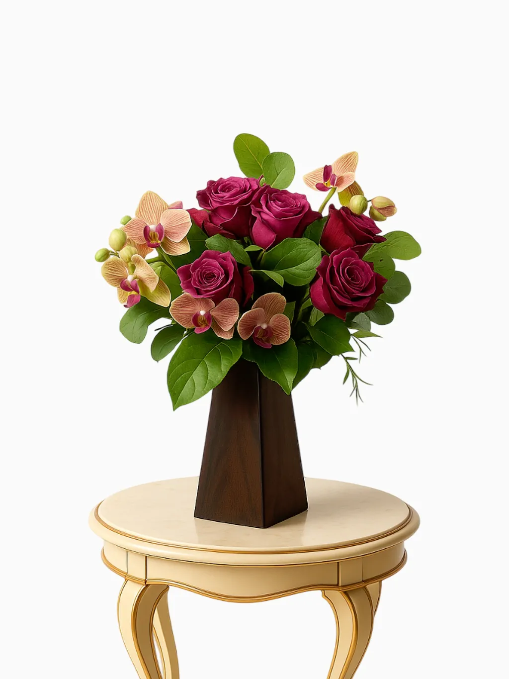 Burgundy & Hydrangea