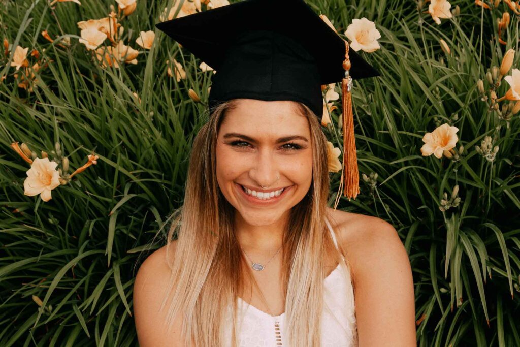 collage graduation Flowers theme 2026